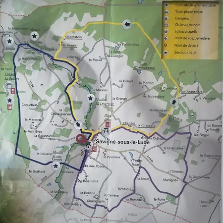 Moulin De La Diversiere, Avec Piscine En Pleine Nature Bed & Breakfast Savigné-sous-le-Lude